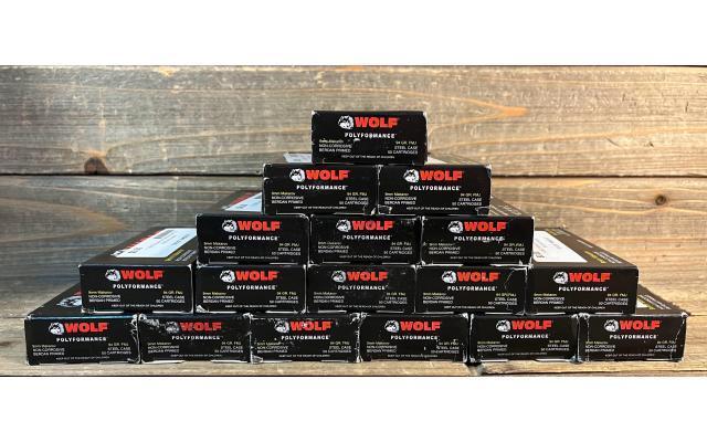 846 Rounds of Wolf 9mm Makarov 94Gr FMJ