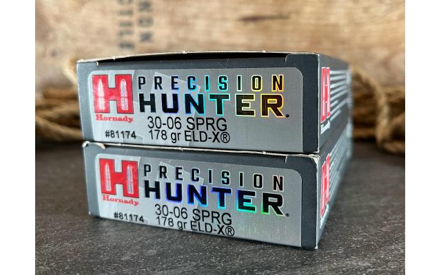 40 Rounds of Hornady Precision Hunter .30-06Sprg 178Gr