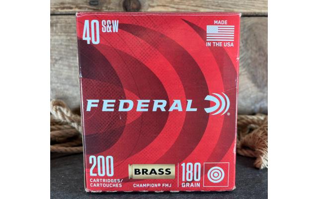 103 Rounds of Federal .40S&W 180Gr FMJ