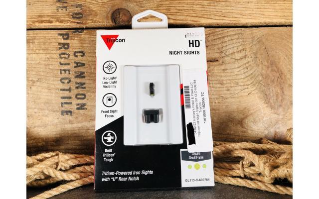 New Trijicon GL113-C-600784 Glock Small Frame Night Sights