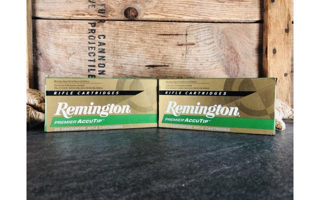 40 Rounds of Remington Premier Accutip 22-250 50gr Ammunition