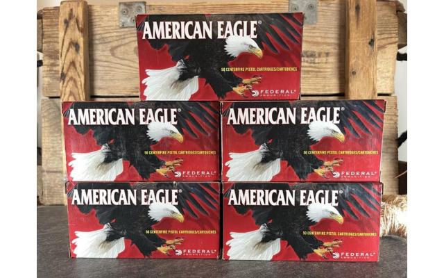 250 Rounds American Eagle 230gr .45ACP