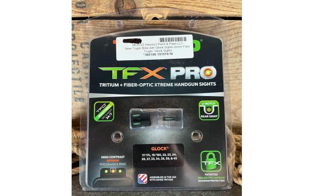 New TruGlo TFX Pro Glock Tritium & Fiber Optic Sights