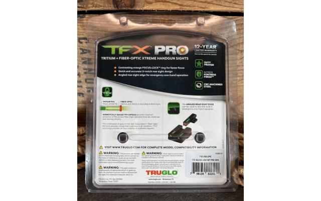 New TruGlo TFX Pro Glock Tritium & Fiber Optic Sights - harveysauctions.com