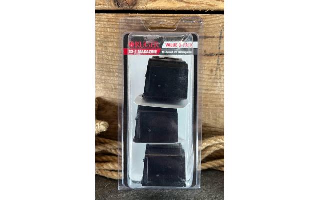 Three New Ruger BX-1 10Rd .22lr Magazines