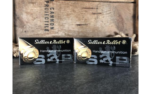 100 Rounds of Sellier & Bellot .380 Auto 92gr FMJ Ammunition