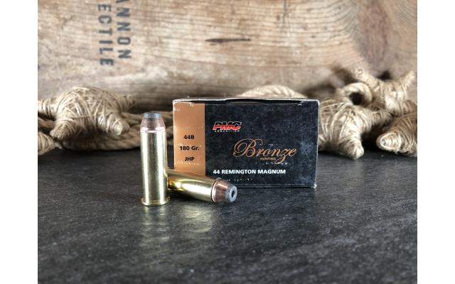 25 Rounds of PMC .44 magnum 180gr Jacketed Hollow Point Ammunition