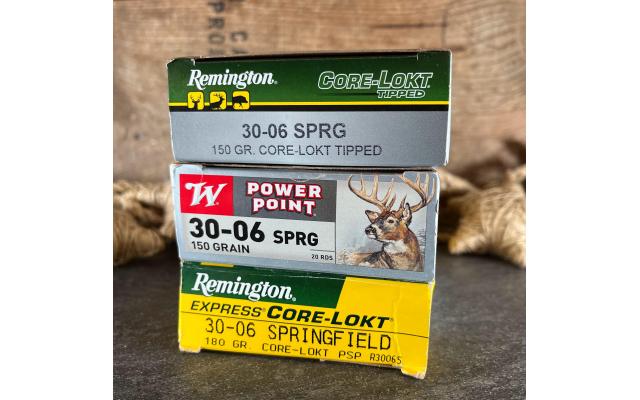 60 Rounds of .30-06Sprg Hunting Ammo