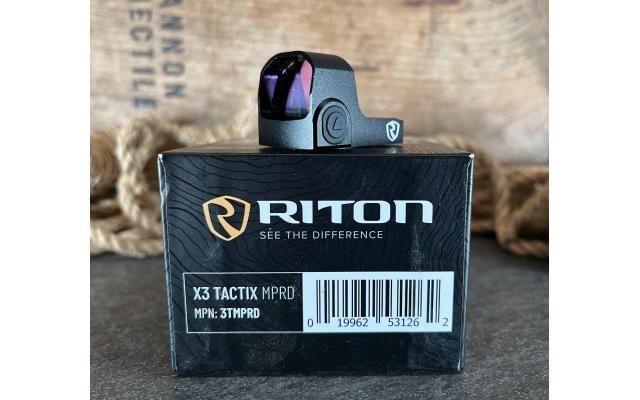New Riton X3 Tactix MPRD Red Dot Optic