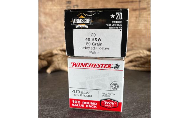 120 Rounds of .40S&W Ammunition
