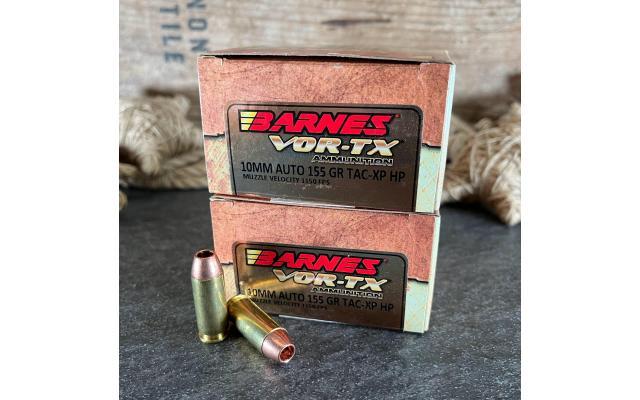 40 Rounds of Barnes Vor-Tx 10mm 155Gr HP