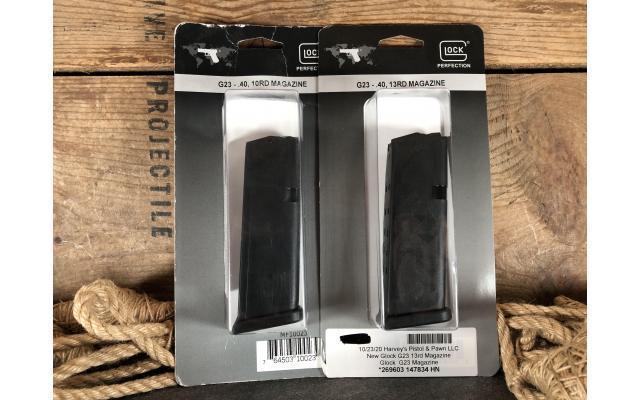 Two New Glock 23 .40S&W Ten Round Capacity Magazines