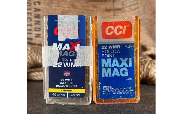 88 Rounds of CCI Maxi Mag .22WMR HP