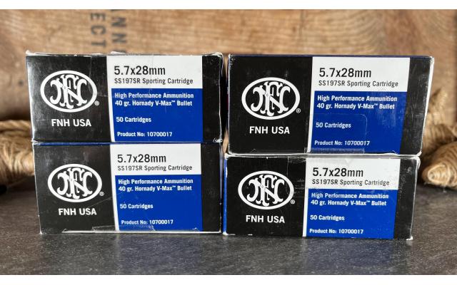 200 Rounds of FN 5.7x28mm 40Gr