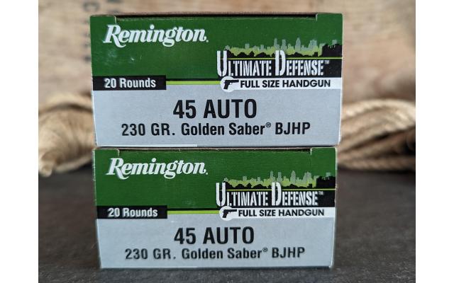40 Rounds of Remington 230Gr .45ACP HP Ammo