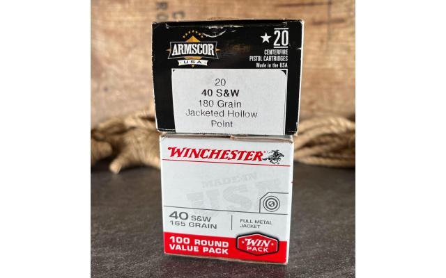 120 Rounds of .40S&W Ammunition