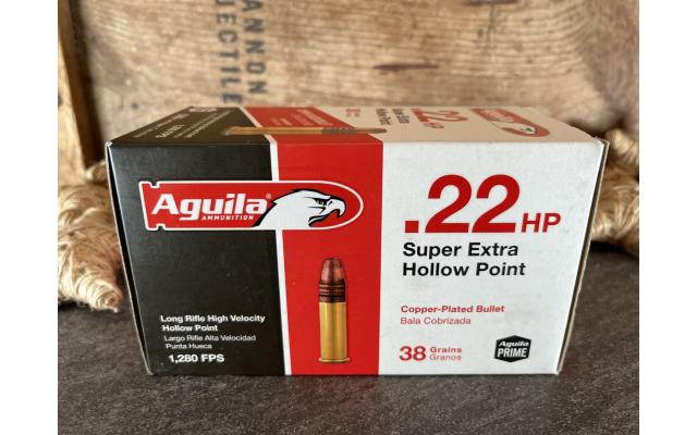 500 Round Box Aguilla 38gr .22LR