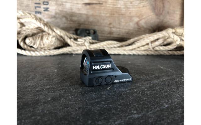 Pre-owned Holosun HE407C-GR Green Dot Sight in Box