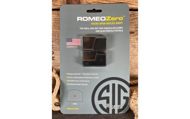 New Sig Sauer Romeo Zero Reflex 6MOA Optic