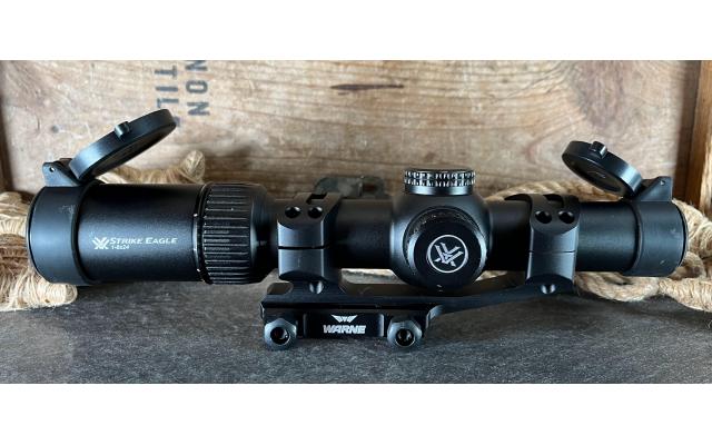 Pre-owned Vortex Strike Eagle 1-6x24mm W/ Warne Mount