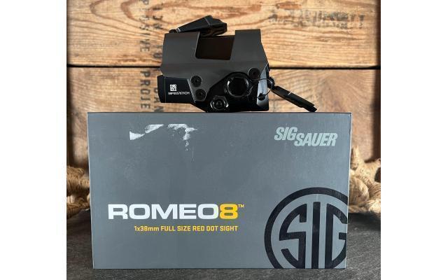New Sig Sauer Romeo 8T 1x38mm 2MOA Red Circle Dot Optic