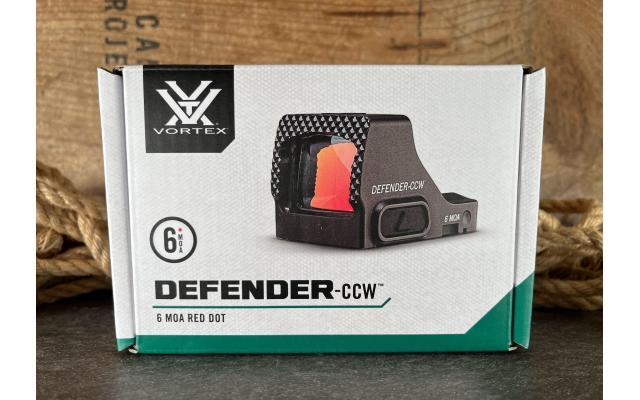 New Vortex Defender-CCW 6MOA Red Dot