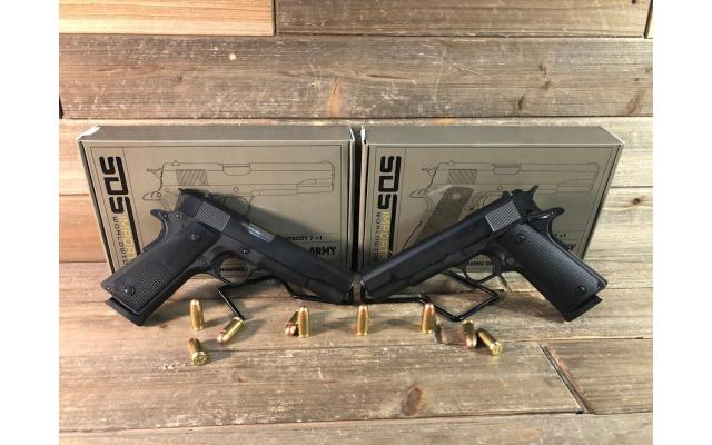 Two Sequentially Serial Numbered Tisas 1911a1 .45ACP Service pistols