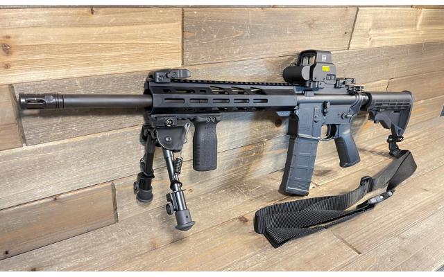 Ruger AR556 16" 5.56NATO w/ Eotech Optic & Bipod, in range case - Pre-Owned