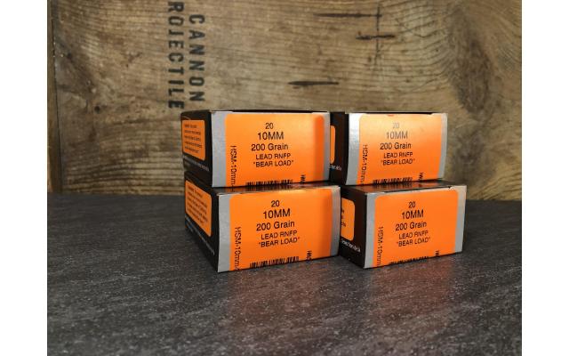 80 rounds HSM 10mm Bear Load