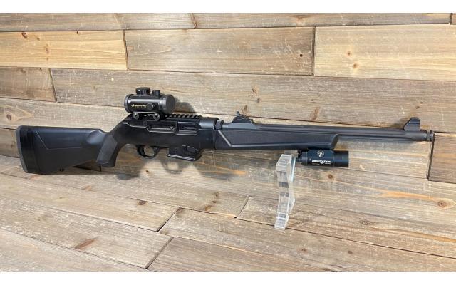 Ruger PC Carbine 16" 9mm w/ Barnett Optic & Night Stick Light, in original box - Pre-Owned