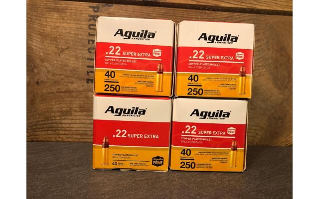 1000 Rounds of Aguila .22LR 40GR Ammunition