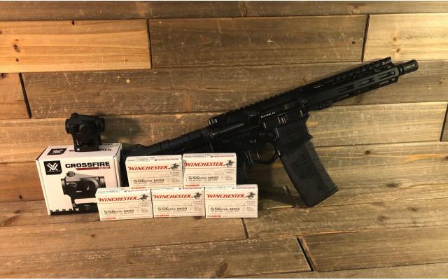 New ATI Omni Hybrid Maxx 5.56 W/ Vortex Crossfire Red Dot & 100 Rounds 5.56
