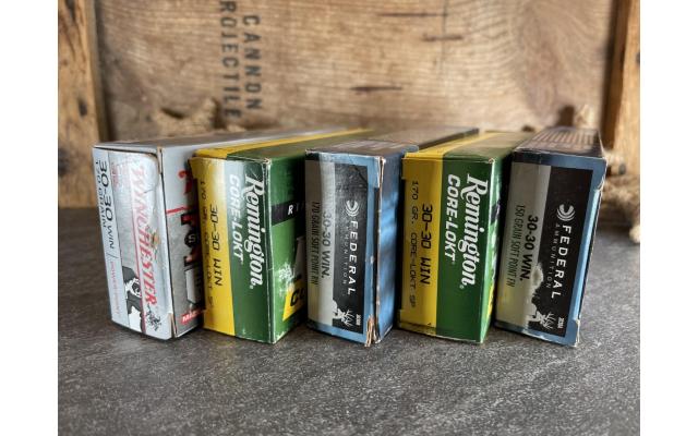 94 Rounds 30-30WIN Various Brands 150gr / 170gr
