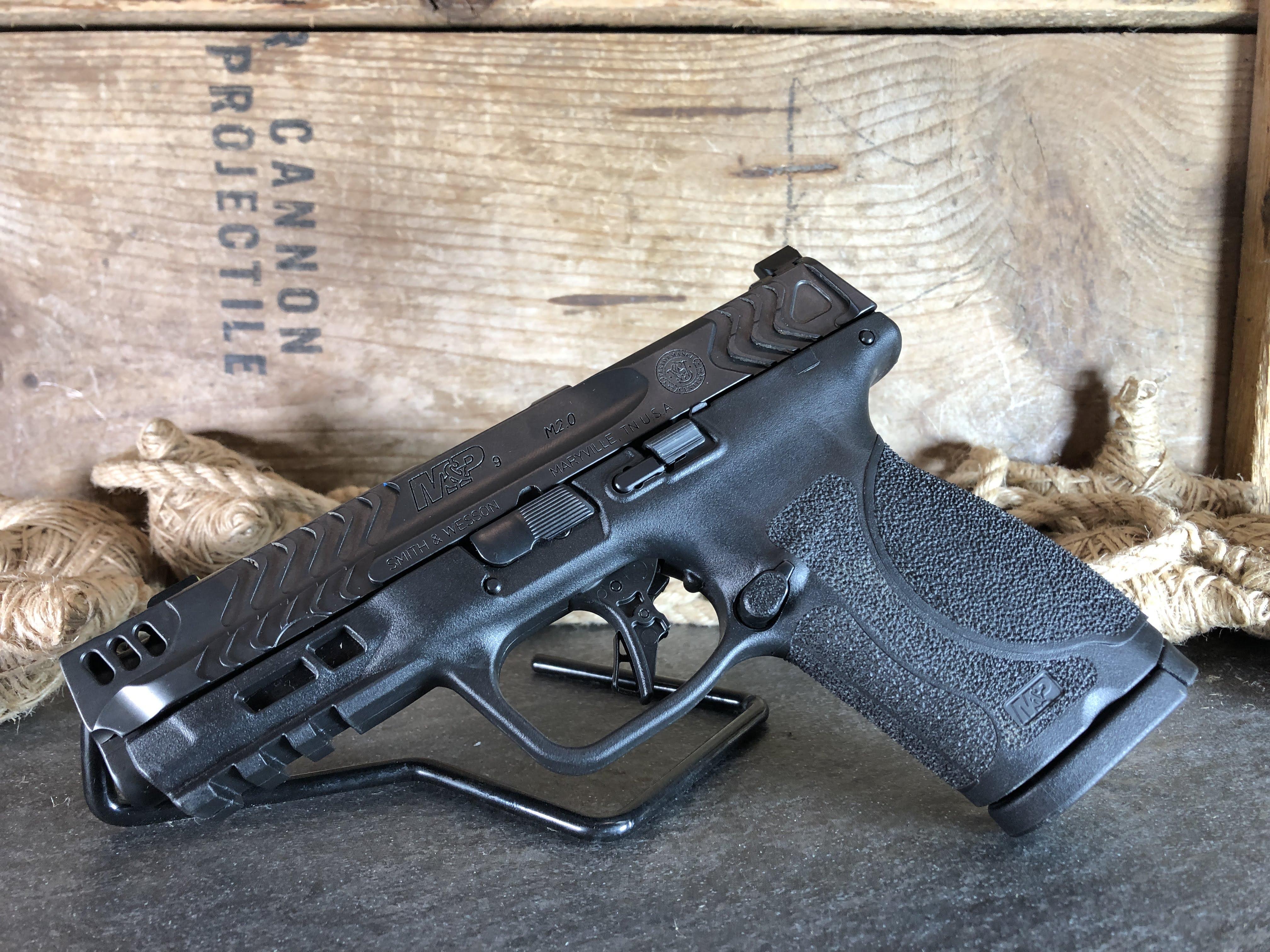 Pre Comp Pre-owned Smith & Wesson M&P9 M2.0 Carry Comp 9mm In Box ...