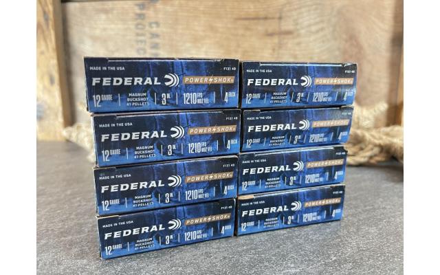 Federal PowerShok 12GA 3" Shells 40rds