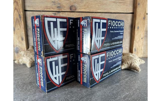 200RDS Fiocchi 200gr .44MAG SJHP Ammunition