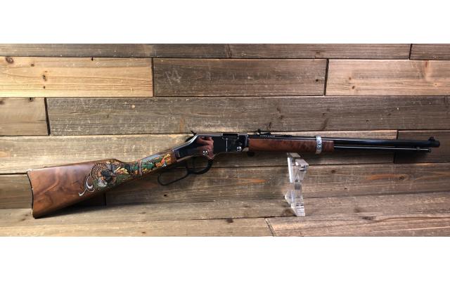 Pre-owned Henry H004s Silver Eastern .22LR/L/S In Box