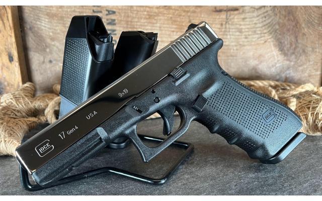 New Glock 17 Gen 4 9mm PVD Stainless