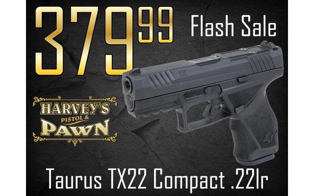 $52 Lays It Away! Taurus TX22 Compact .22lr - Flash Sale 04/25/26
