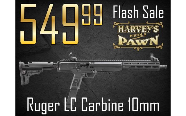 $71 Lays It Away! Ruger LC Carbine 10mm - Flash Sale 05/30/26