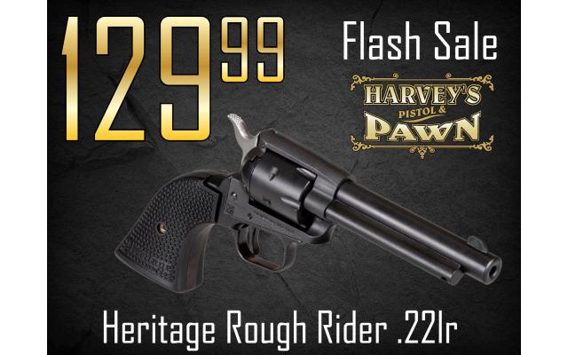 $35 Lays It Away! Heritage Rough Rider .22lr - Flash Sale 06/09/26