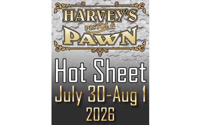 HOT SHEET 07/30/26-08/01/26