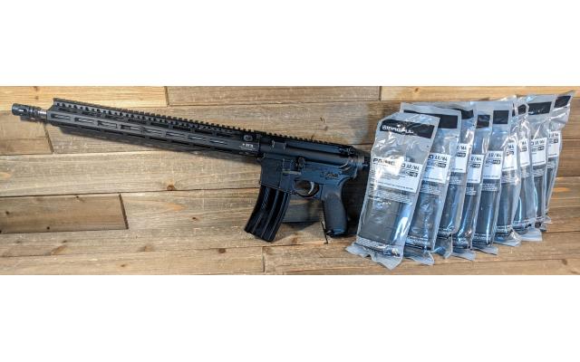 New BCM Recce-16 McMr Precision 5.56NATO W/ 10 Magazines!
