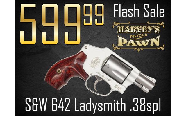 $77 Lays It Away! Smith & Wesson 642 Ladysmith .38spl - Flash Sale 08/10/26