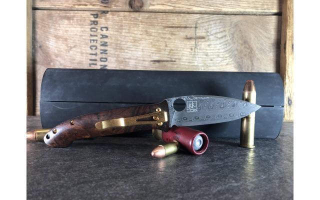 New BenchMade 745-81 Mini-Dejavoo Gold Class Folding Knife