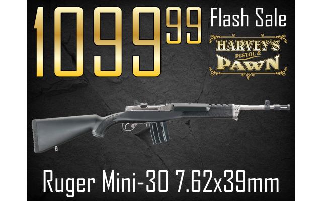 $131 Lays It Away! Ruger Mini-30 7.62x39mm - Flash Sale 08/14/26