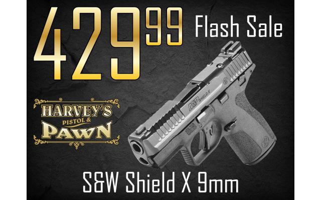 $58 Lays It Away! Smith & Wesson Shield X 9mm - Flash Sale 08/15/26