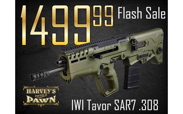 $175 Lays It Away! IWI Tavar SAR7 .308win - Flash Sale 08/25/26