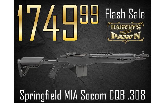 $202 Lays It Away! Springfield M1A Socom CQB .308win - Flash Sale 09/08/26