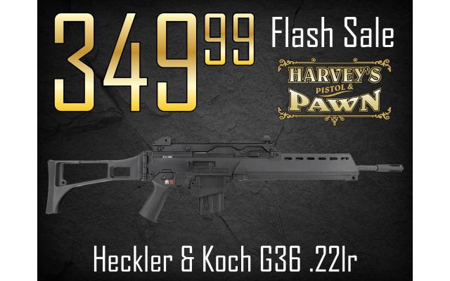 $48 Lays It Away! Heckler & Koch G36 .22lr - Flash Sale 09/22/26